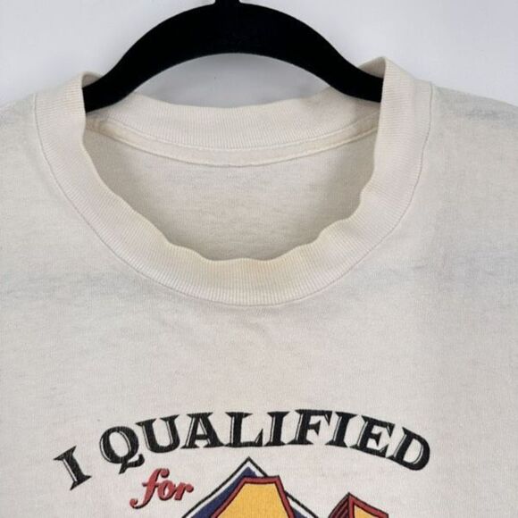 Vintage 80s Unisex Prairie Home‎ Companion Raw Bits Graphic T-Shirt White Small - Picture 3 of 7